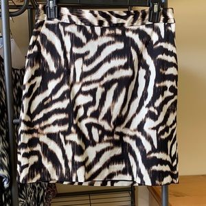 Ann Taylor Petite Animal Print Skirt